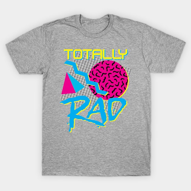 Totally Rad 1980s Memphis Design T-Shirt by andzoo